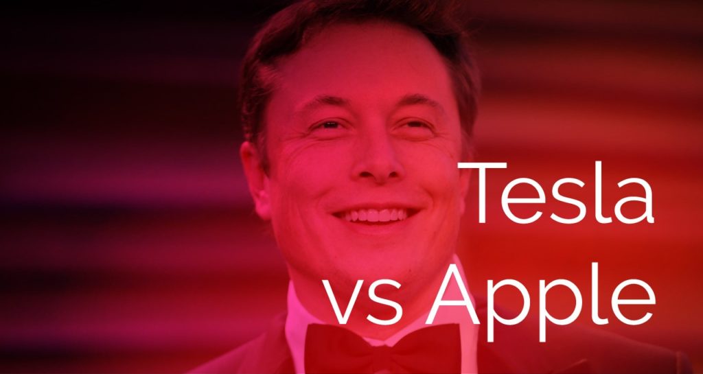 la guerra segreta tra tesla e-apple